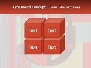 A Red And Blue Abstract Background With Lines And Shapes PowerPoint Template