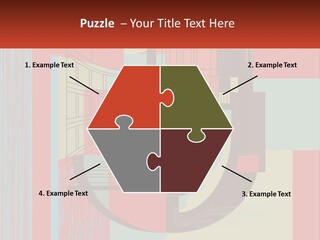 A Red And Blue Abstract Background With Lines And Shapes PowerPoint Template