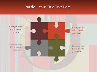 A Red And Blue Abstract Background With Lines And Shapes PowerPoint Template