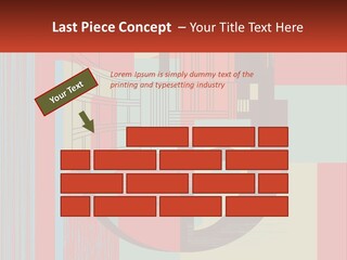 A Red And Blue Abstract Background With Lines And Shapes PowerPoint Template