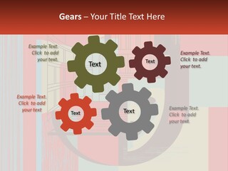 A Red And Blue Abstract Background With Lines And Shapes PowerPoint Template