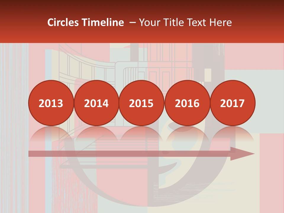 A Red And Blue Abstract Background With Lines And Shapes PowerPoint Template