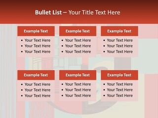 A Red And Blue Abstract Background With Lines And Shapes PowerPoint Template