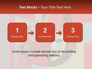 A Red And Blue Abstract Background With Lines And Shapes PowerPoint Template