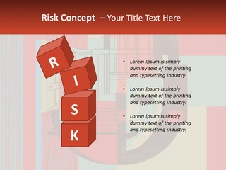 A Red And Blue Abstract Background With Lines And Shapes PowerPoint Template