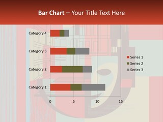 A Red And Blue Abstract Background With Lines And Shapes PowerPoint Template