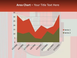 A Red And Blue Abstract Background With Lines And Shapes PowerPoint Template