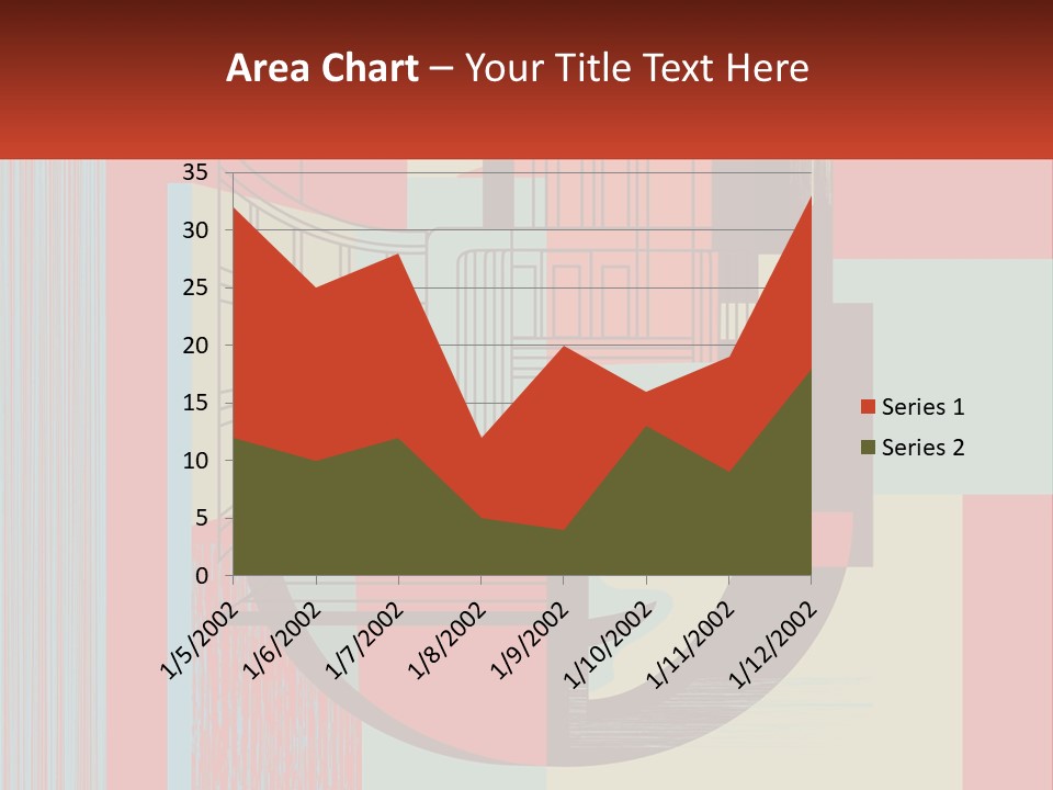A Red And Blue Abstract Background With Lines And Shapes PowerPoint Template