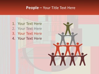 A Red And Blue Abstract Background With Lines And Shapes PowerPoint Template