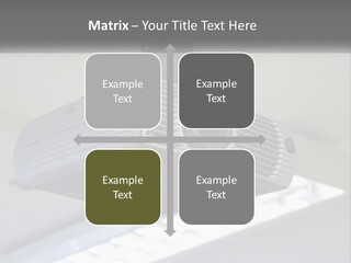 A Video Camera Hanging From The Ceiling Of A Building PowerPoint Template