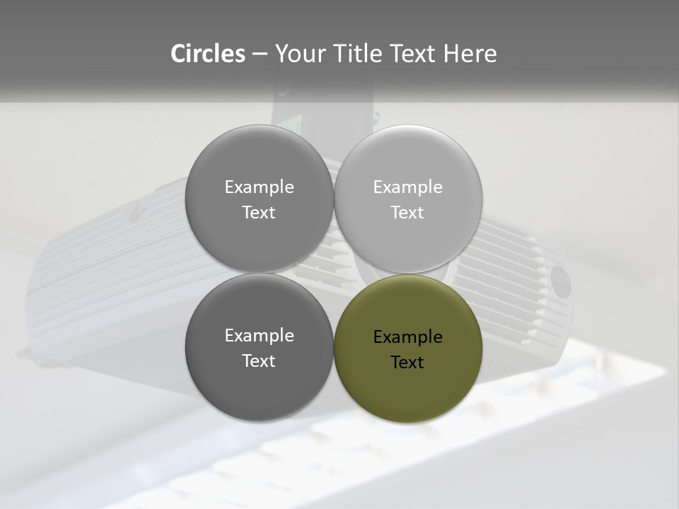 A Video Camera Hanging From The Ceiling Of A Building PowerPoint Template