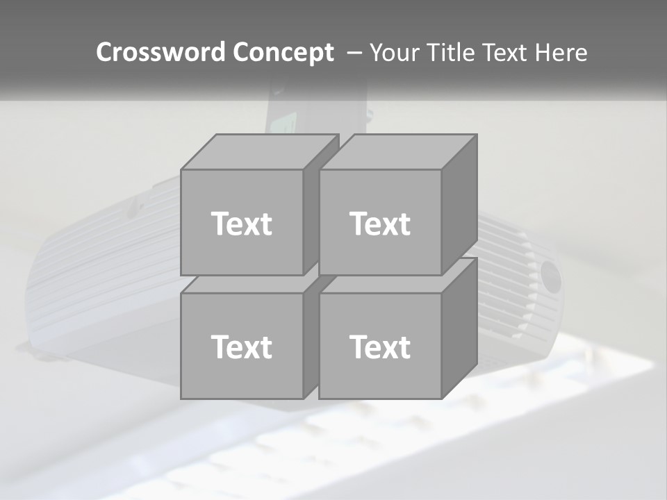 A Video Camera Hanging From The Ceiling Of A Building PowerPoint Template