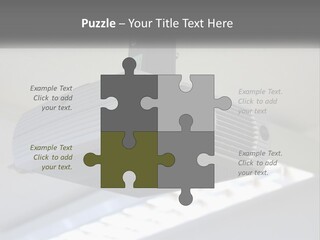 A Video Camera Hanging From The Ceiling Of A Building PowerPoint Template