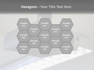 A Video Camera Hanging From The Ceiling Of A Building PowerPoint Template