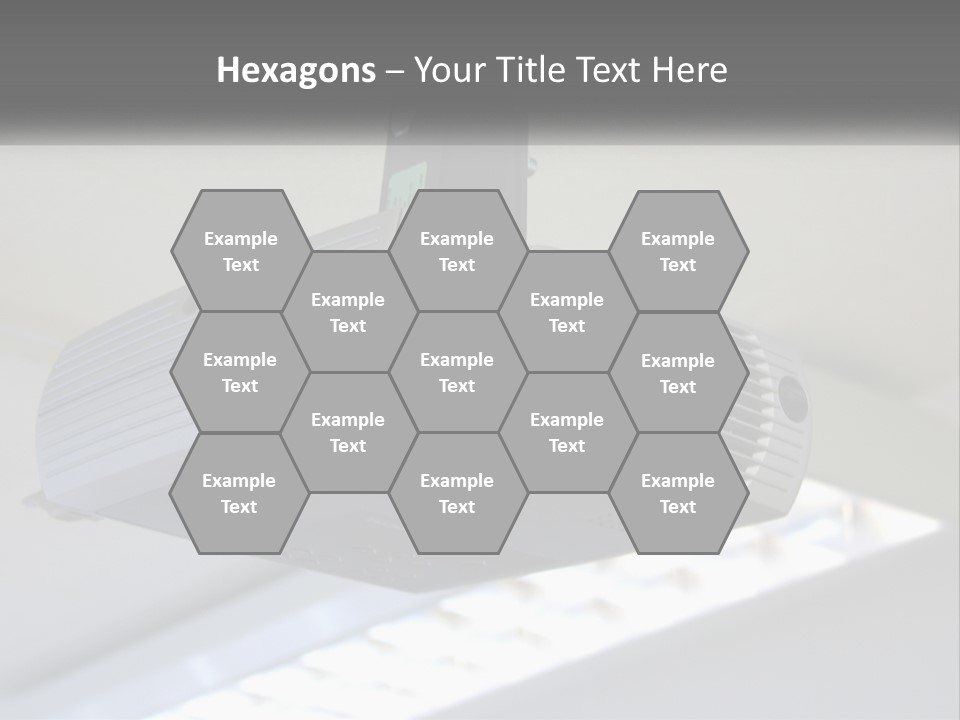 A Video Camera Hanging From The Ceiling Of A Building PowerPoint Template