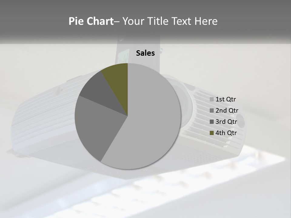 A Video Camera Hanging From The Ceiling Of A Building PowerPoint Template