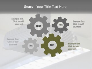 A Video Camera Hanging From The Ceiling Of A Building PowerPoint Template