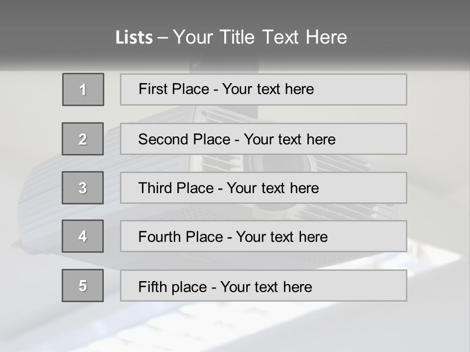 A Video Camera Hanging From The Ceiling Of A Building PowerPoint Template