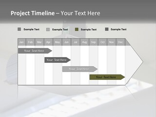 A Video Camera Hanging From The Ceiling Of A Building PowerPoint Template