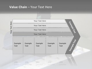 A Video Camera Hanging From The Ceiling Of A Building PowerPoint Template