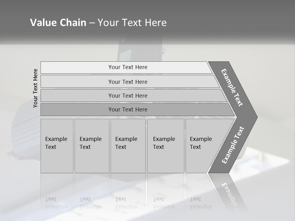 A Video Camera Hanging From The Ceiling Of A Building PowerPoint Template