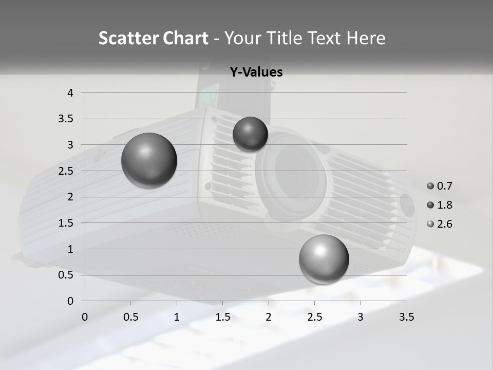A Video Camera Hanging From The Ceiling Of A Building PowerPoint Template