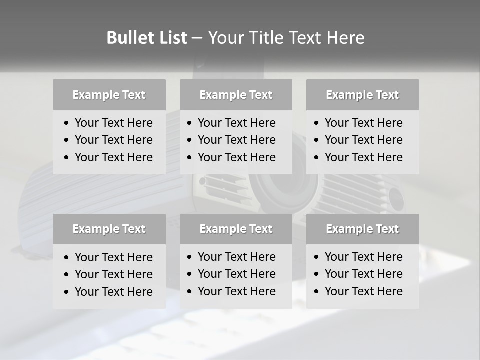 A Video Camera Hanging From The Ceiling Of A Building PowerPoint Template
