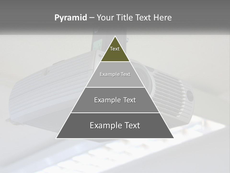 A Video Camera Hanging From The Ceiling Of A Building PowerPoint Template