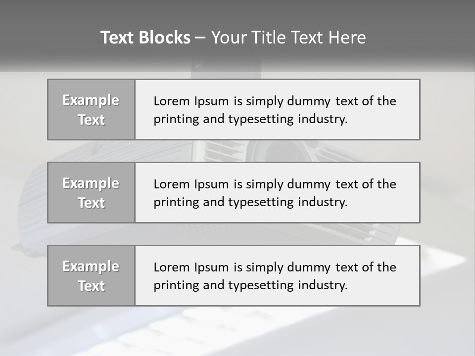 A Video Camera Hanging From The Ceiling Of A Building PowerPoint Template