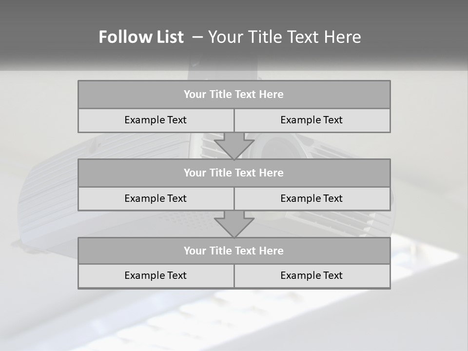 A Video Camera Hanging From The Ceiling Of A Building PowerPoint Template