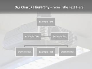 A Video Camera Hanging From The Ceiling Of A Building PowerPoint Template