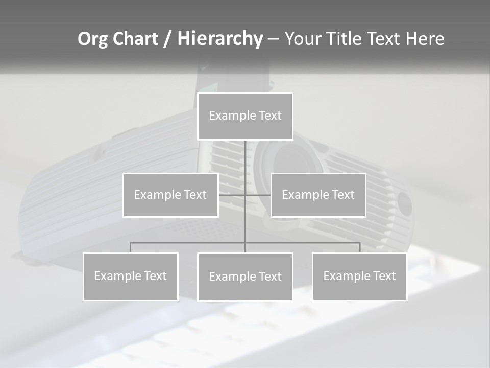 A Video Camera Hanging From The Ceiling Of A Building PowerPoint Template