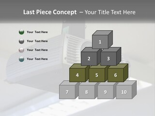 A Video Camera Hanging From The Ceiling Of A Building PowerPoint Template