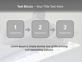 A Video Camera Hanging From The Ceiling Of A Building PowerPoint Template