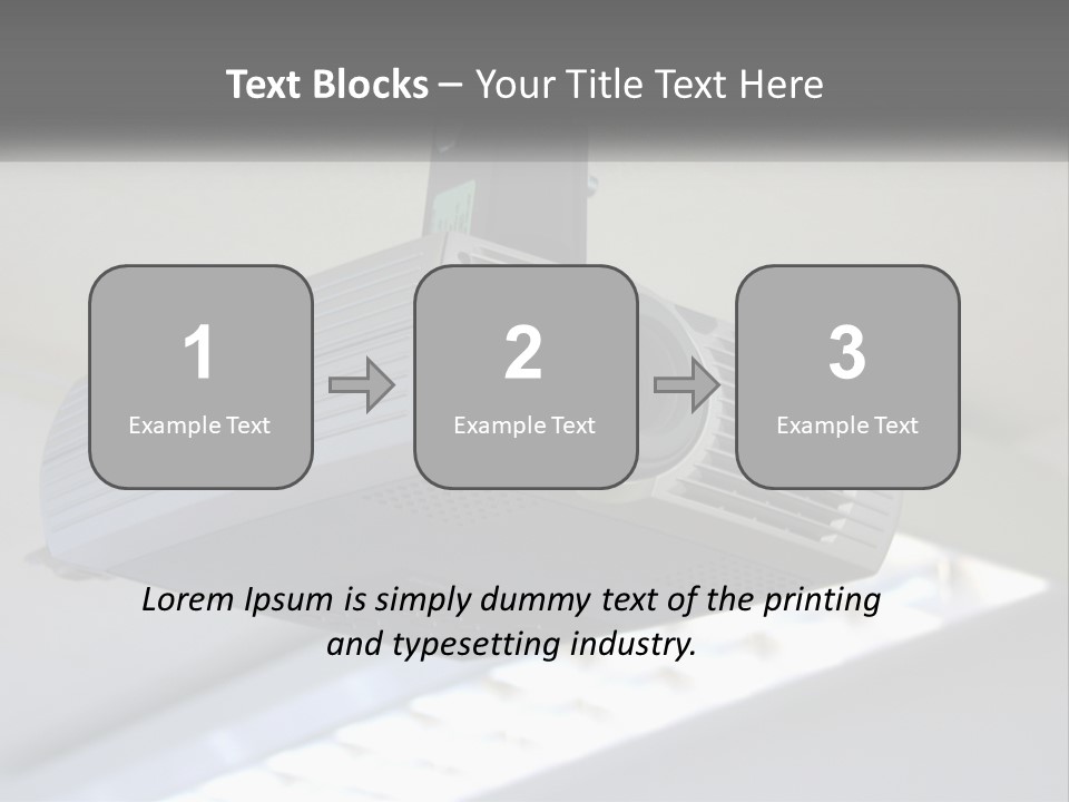 A Video Camera Hanging From The Ceiling Of A Building PowerPoint Template