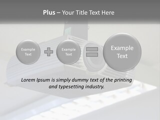 A Video Camera Hanging From The Ceiling Of A Building PowerPoint Template