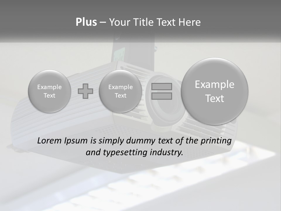 A Video Camera Hanging From The Ceiling Of A Building PowerPoint Template