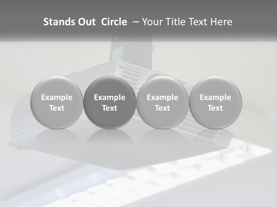 A Video Camera Hanging From The Ceiling Of A Building PowerPoint Template