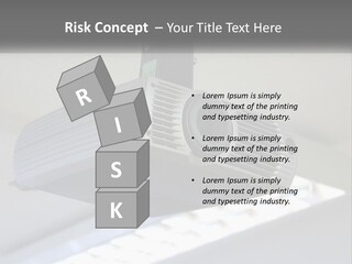 A Video Camera Hanging From The Ceiling Of A Building PowerPoint Template