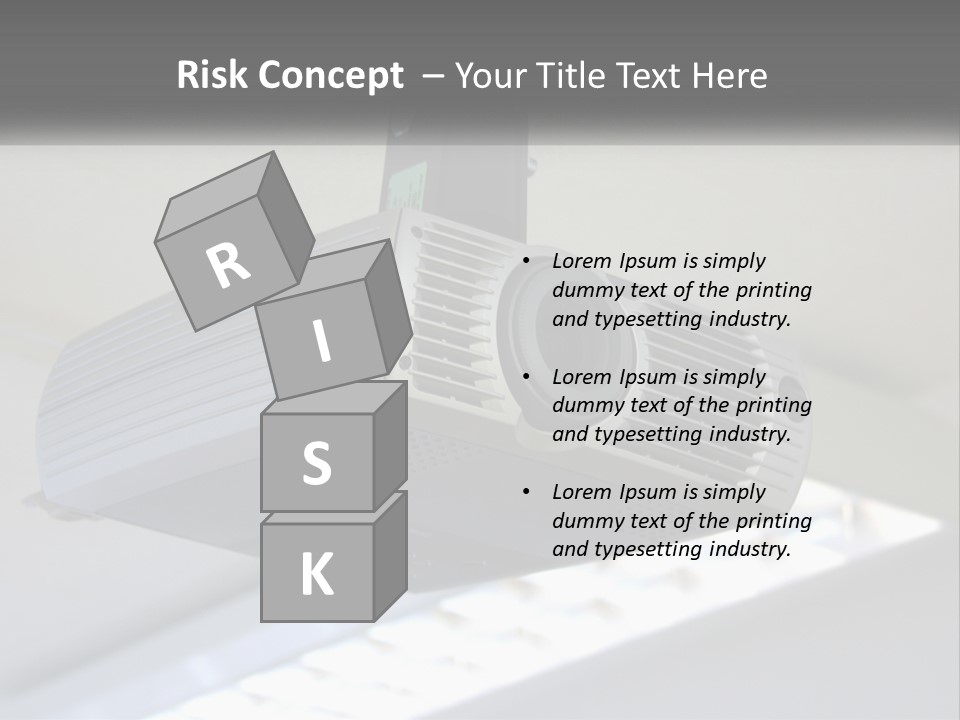 A Video Camera Hanging From The Ceiling Of A Building PowerPoint Template