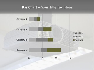 A Video Camera Hanging From The Ceiling Of A Building PowerPoint Template