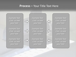 A Video Camera Hanging From The Ceiling Of A Building PowerPoint Template