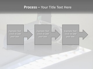 A Video Camera Hanging From The Ceiling Of A Building PowerPoint Template