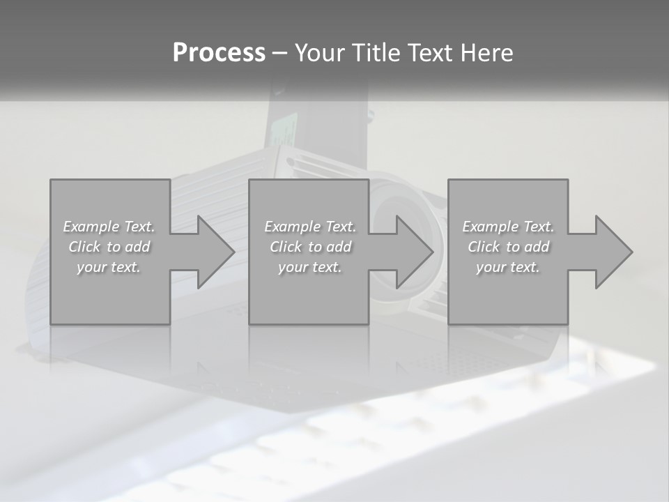 A Video Camera Hanging From The Ceiling Of A Building PowerPoint Template