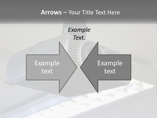 A Video Camera Hanging From The Ceiling Of A Building PowerPoint Template