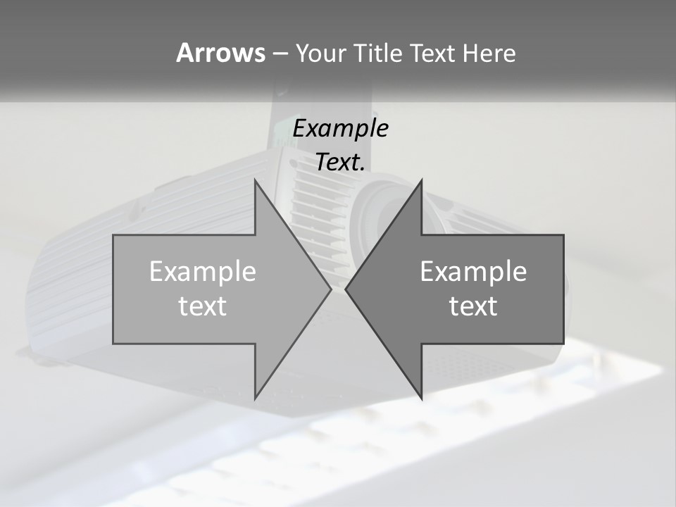 A Video Camera Hanging From The Ceiling Of A Building PowerPoint Template