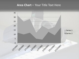 A Video Camera Hanging From The Ceiling Of A Building PowerPoint Template