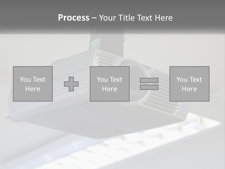 A Video Camera Hanging From The Ceiling Of A Building PowerPoint Template