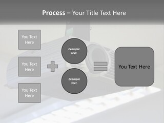 A Video Camera Hanging From The Ceiling Of A Building PowerPoint Template