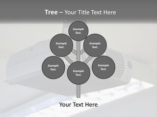 A Video Camera Hanging From The Ceiling Of A Building PowerPoint Template